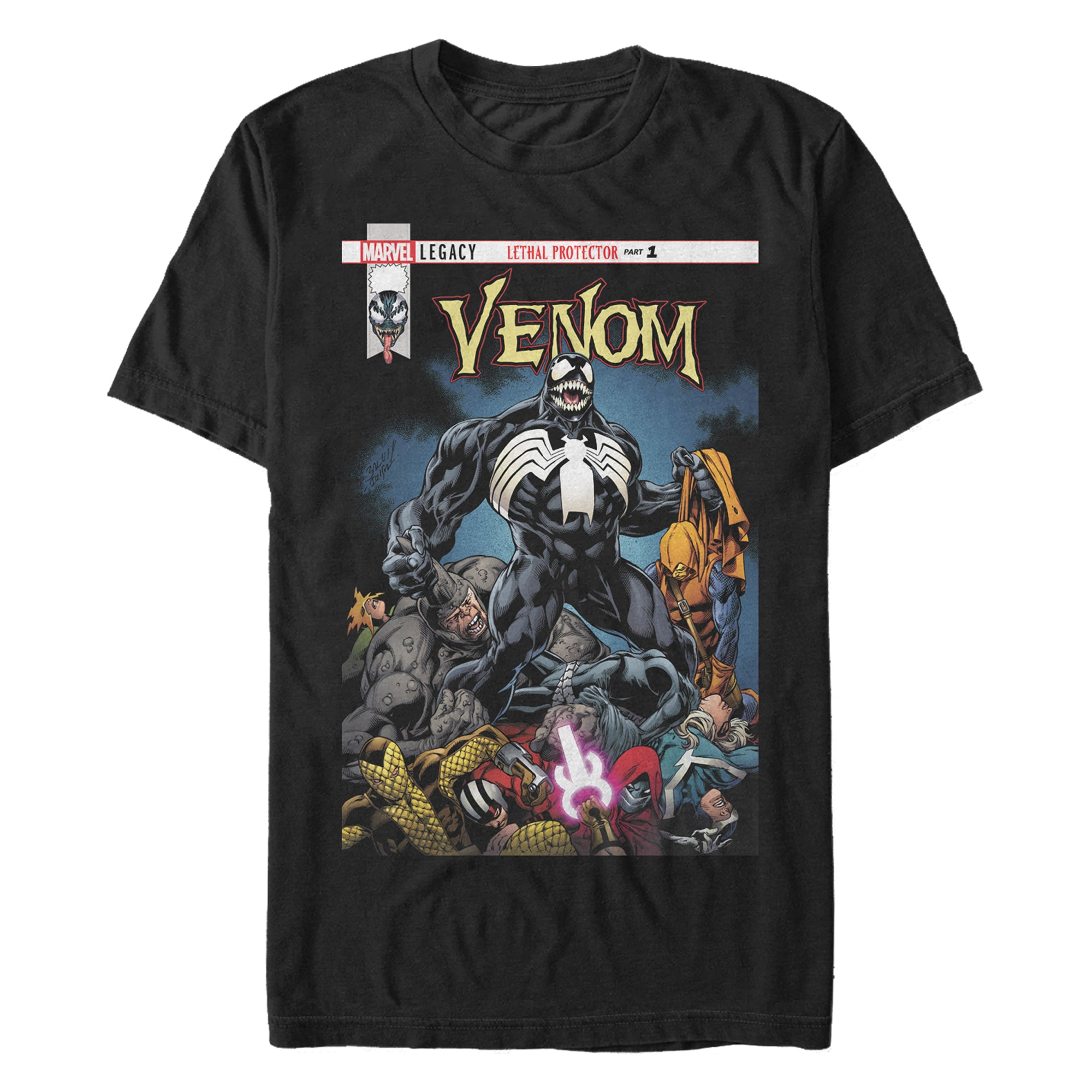 Men's Marvel Venomized Cover T-Shirt