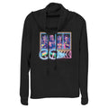 Junior's Marvel Neon Thunder Love Cowl Neck